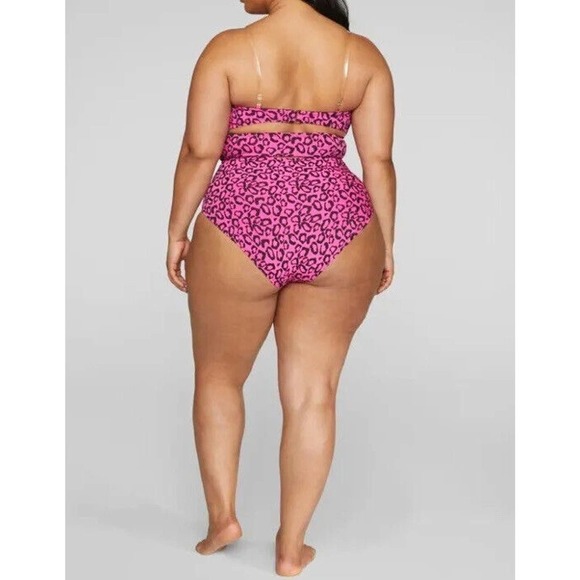 Fashion To Figure Women's Plus Size Bikini Swim TOP ONLY NWT SIZE OX/ X-LARGE - Picture 5 of 12